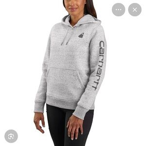 Carhartt Heather Gray Relaxed Hoodie